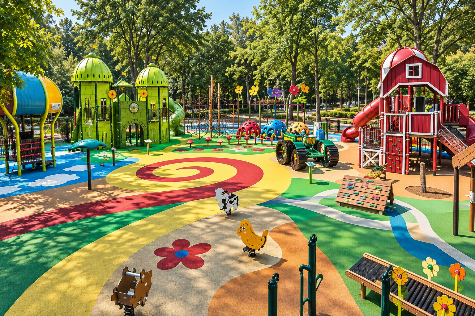 Kids play area at Shriram Villaments